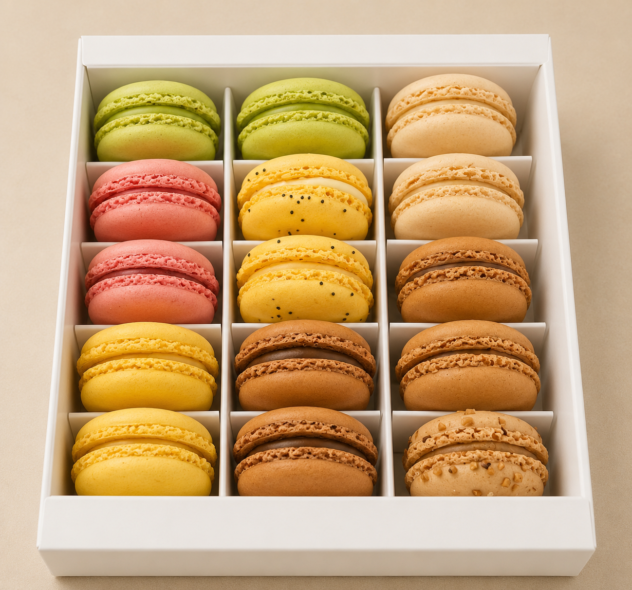 Grande Boîte de Macarons (15)